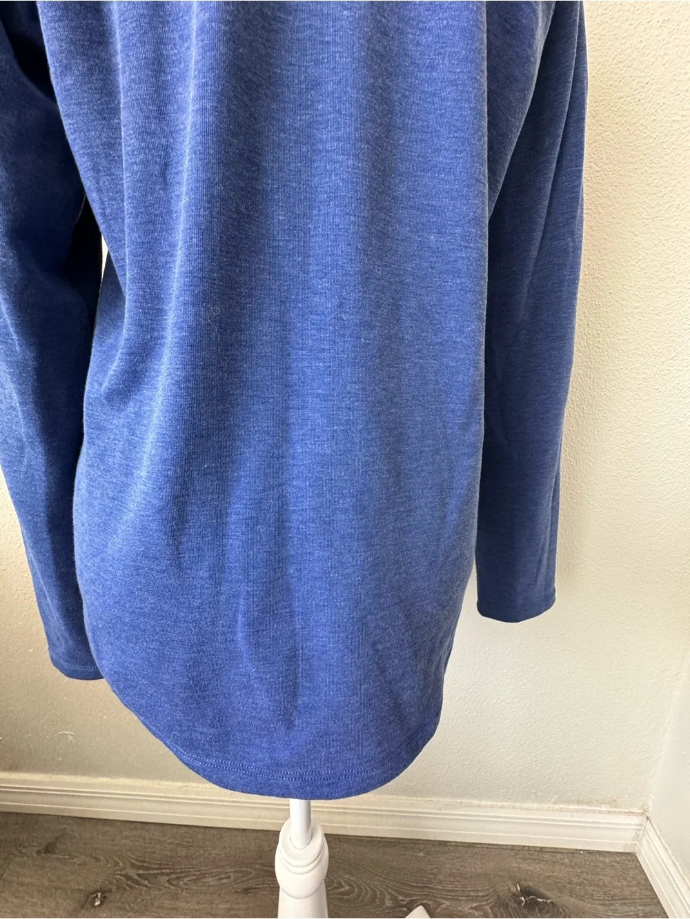 Banana Republic Men’s Long Sleeve Crewneck Shirt Royal Blue Unisex SZ S